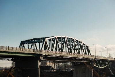 Bridge over the Zapadnaya Dvina river